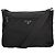 Borsa a tracolla in nylon nero Prada