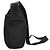 Borsa a tracolla in nylon nero Prada - vista 5