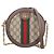 Borsa a tracolla GG Mini Round di Gucci Marrone Beige
