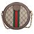 Borsa a tracolla GG Mini Round di Gucci Marrone Beige - vista 3