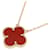 Van Cleef & Arpels Vintage Alhambra Necklace Red  - view 2