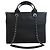 Tote Deauville Chanel Black Small Caviar Studded Nero - vista 2