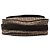 Fendi Marrone Zucchino Canvas Crossbody Marrone chiaro - vista 3