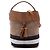 Borsa a secchiello Ashby in tela Mega Check marrone e pelle di vitello granulata Burberry, misura Medium Marrone chiaro