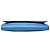 Clutch Chyc Ligne in pelle texturizzata blu Saint Laurent - vista 3
