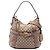 Borsa Satchel Gucci Beige Medium GG Canvas