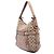 Borsa Satchel Gucci Beige Medium GG Canvas - vista 2