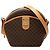 16 Céline Celine Borsa a tracolla in tela rivestita Macadam marrone