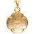 Collana con pendente medaglione Chanel Gold CC placcato oro D'oro - vista 3