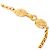 Collana con pendente medaglione Chanel Gold CC placcato oro D'oro - vista 4