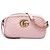 Gucci Borsa a tracolla Small GG Marmont Matelasse in pelle di vitello rosa