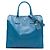 Borsa shopper Prada Blue Saffiano Lux
