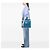 Borsa shopper Prada Blue Saffiano Lux - vista 6
