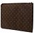 Louis Vuitton Braun Monogram Poche Documents Portfolio - Ansicht 2