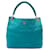 Prada Blue Vitello Daino Hobo Turchese