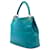 Prada Blue Vitello Daino Hobo Turchese - vista 2