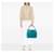Prada Blue Vitello Daino Hobo Turchese - vista 6