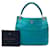Prada Blue Vitello Daino Hobo Turchese - vista 7