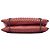 Borsa a spalla Bottega Veneta Red Nappa Intrecciato Duo Rosso - vista 3