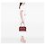 Borsa a spalla Bottega Veneta Red Nappa Intrecciato Duo Rosso - vista 5