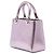 Dior Purple Medium Metallic Patent Microcannage Lady Dior Porpora - vista 2