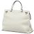 Borsa satchel Gucci White Medium Calfskin Bamboo Daily Bianco - vista 2