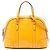 Borsa Gucci Yellow Small Microguccissima in vernice Nice Dome Giallo