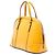 Borsa Gucci Yellow Small Microguccissima in vernice Nice Dome Giallo - vista 2