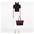 Tote Burberry Red Eco Nylon Logo Rosso Bordò - vista 6