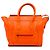 Luggage Céline Borsa Tote Celine Orange Mini in pelle Arancione