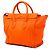 Luggage Céline Borsa Tote Celine Orange Mini in pelle Arancione - vista 2