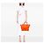 Luggage Céline Borsa Tote Celine Orange Mini in pelle Arancione - vista 6