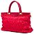 Borsa a mano con struttura Prada Red Tessuto Gaufre Rosso - vista 2