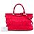 Borsa a mano con struttura Prada Red Tessuto Gaufre Rosso - vista 6