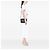 Céline Celine Black Medium Triomphe Coated Canvas Logo Crossbody Nero - vista 6