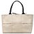 Bolsa Bottega Veneta White Medium Canvas Maxi Intrecciato Arco Tote Branco