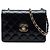 Chanel Black Micro CC Quilted Shiny Calfskin Single Flap Nero