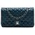 Chanel Blue Medium Classic Caviar Double Flap