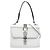 Borsa Elektra con borchie in pelle City Calf e Saffiano bianca di Prada Bianco