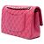 Chanel Pink Medium Classic Lambskin Double Flap Rosa - vista 2