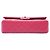 Chanel Pink Medium Classic Lambskin Double Flap Rosa - vista 3