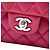 Chanel Pink Medium Classic Lambskin Double Flap Rosa - vista 5