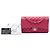 Chanel Pink Medium Classic Lambskin Double Flap Rosa - vista 7