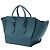 Céline Tote Celine Blue Small Grained Calfskin Tie Knot Blau - Ansicht 2