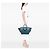 Céline Tote Celine Blue Small Grained Calfskin Tie Knot Blau - Ansicht 6