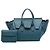 Céline Tote Celine Blue Small Grained Calfskin Tie Knot Blau - Ansicht 7