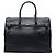 Borsa Satchel Gucci in pelle di vitello nera Nero
