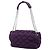 Chanel Purple Nylon Bubble Quilt Accordion Chain Flap Porpora - vista 2