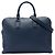 Pasta executiva Louis Vuitton em couro Taurillon azul Victor Azul marinho