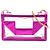 Borsa a tracolla Betty in PVC e pelle bianca con finiture metalliche Saint Laurent Bianco
